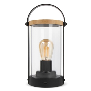 Lampe Edison en bambou 7