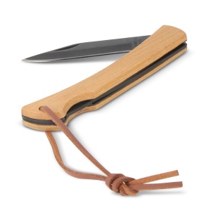 Couteau de poche en bambou 5