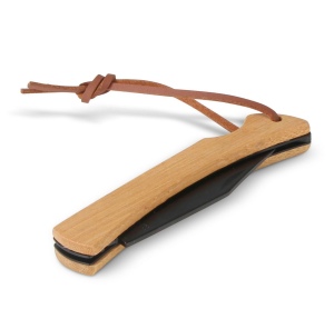 Couteau de poche en bambou 2