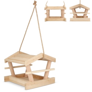 Mangeoire à oiseaux en bois FSC