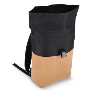 Sac à dos à roulettes en liège et R-PET 18L 4