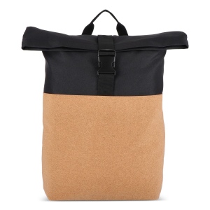 Sac à dos à roulettes en liège et R-PET 18L 5