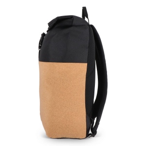 Sac à dos à roulettes en liège et R-PET 18L 6