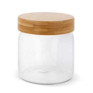 Boîte en verre &amp; bambou 600ml 2