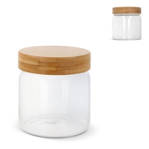 Boîte en verre &amp; bambou 600ml
