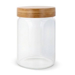 Boîte en verre &amp; bambou 900ml 2