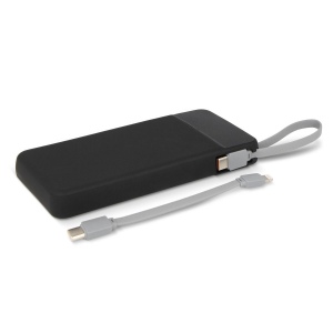 Ziara Powerbank with USB-C &amp; Lightning Cable 10000mAh 2