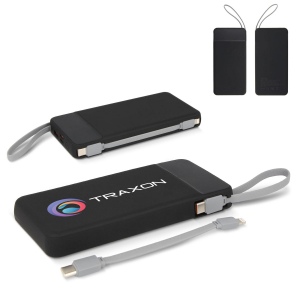 Ziara Powerbank with USB-C &amp; Lightning Cable 10000mAh