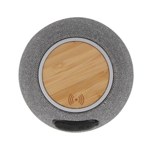 Enceinte 5W et chargeur sans fil 15W R_PET &amp; Bambou 4
