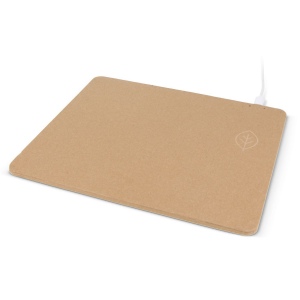 Tapis de souris avec chargeur sans fil en papier recyclé 2