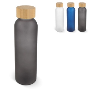 Bouteille d'eau verre &amp; bambou 500ml