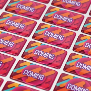 Doming Rectangle 60x25 mm