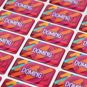 Doming Rectangle 80x25 mm