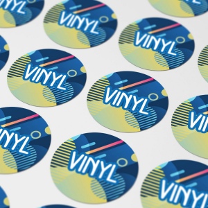 Vinyl Sticker Rond Ø 25 mm