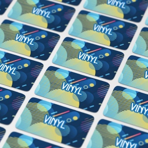Vinyl Sticker Rectangle 60x25mm