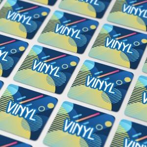 Vinyl Sticker Carré 30x30mm