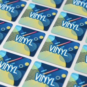 Vinyl Sticker Carré 50x50mm
