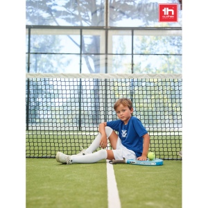 THC RUN KIDS WH. Chaussette de sport mi-mollet pour enfants 4