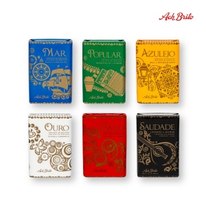 LUSITANOS. Savons à base de savon végétal et enrichis à l'huile d'olive (75 g)