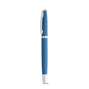 RE-LANDO-SET. Set rollet et stylo bille avec corps en aluminium recyclé (100% rAL) 18