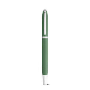 RE-LANDO-SET. Set rollet et stylo bille avec corps en aluminium recyclé (100% rAL) 25