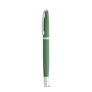 RE-LANDO-SET. Set rollet et stylo bille avec corps en aluminium recyclé (100% rAL) 26