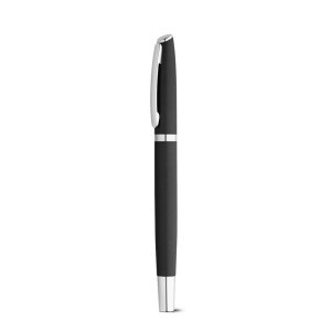 RE-LANDO-SET. Set rollet et stylo bille avec corps en aluminium recyclé (100% rAL) 12