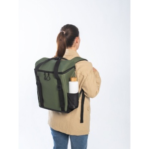 ROMA L. Sac à dos isotherme rembourré en polyester recyclé 600D ripstop 16 L 14