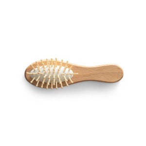 DERN. Brosse à cheveux en bois avec dents en bambou 3