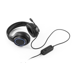 Thorne Headset RGB. Écouteurs gaming avec câble de 2 m, microphone et lumières LED RVB en ABS 6