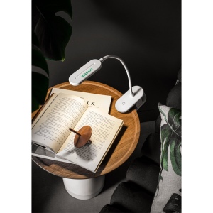 NESBIT II. Lampe de bureau portable avec clip et autonomie de 30h en rABS 65% 5
