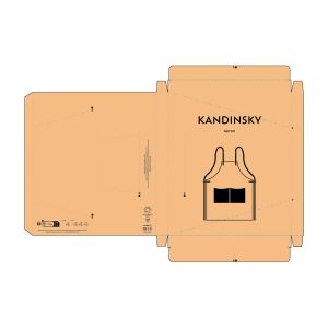 Tablier Kandinsky en rCOTON (280 g/m²) avec des détails en rPU 20