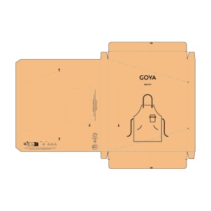 Tablier Goya rCOTON (300 g/m²) avec des détails en rPU 19