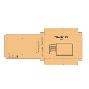 Planche à découper Brancusi en bambou avec couteaux de cuisine 11