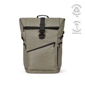 Sac à dos Coloma 28L rPET. Haut enroulable. Poche ordinateur 17" 3