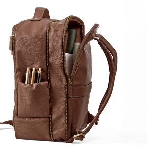 Sac à dos Paris 20L rCuir. Poche ordinateur 17" 16