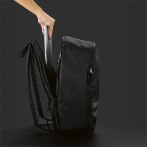 Sac à dos Sydney 18L rPET. Réfléchissant. Poche ordinateur 17" 55