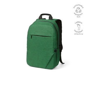 Sac à dos Vilnius 18L rPET. Poche avant. Poche ordinateur  17" 5