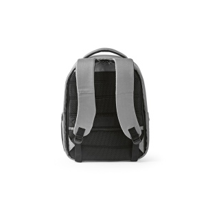 Sac à dos Budapest 16L rPET. Poche avant. Poche ordinateur 17" 14
