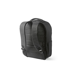 Sac à dos Budapest 16L rPET. Poche avant. Poche ordinateur 17" 15