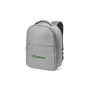 Sac à dos Budapest 16L rPET. Poche avant. Poche ordinateur 17" 8