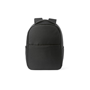 Sac à dos Budapest 16L rPET. Poche avant. Poche ordinateur 17" 9