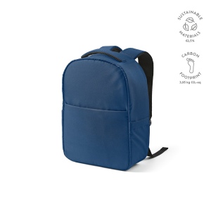 Sac à dos Budapest 16L rPET. Poche avant. Poche ordinateur 17" 3