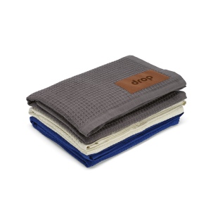 Plaid Giotto, rCOTON 200 g/m², patch personnalisable 10