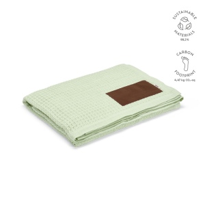 Plaid Giotto, rCOTON 200 g/m², patch personnalisable 3