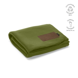 Plaid Pollock en rPET 180 g/m², patch personnalisable. 7