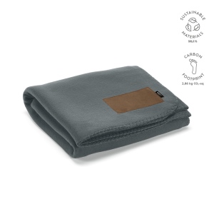 Plaid Pollock en rPET 180 g/m², patch personnalisable. 6