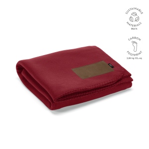 Plaid Pollock en rPET 180 g/m², patch personnalisable. 3
