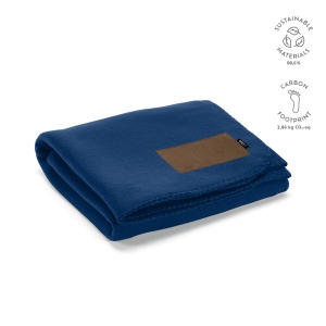 Plaid Pollock en rPET 180 g/m², patch personnalisable. 2