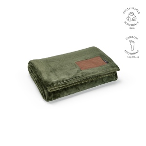 Plaid Van Eyck en rPET 240 g/m², patch personnalisable. 6